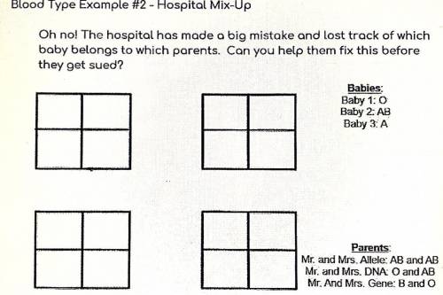 Oh no ! The hospital has made a big mistake and lost track of which baby belongs to which parents .