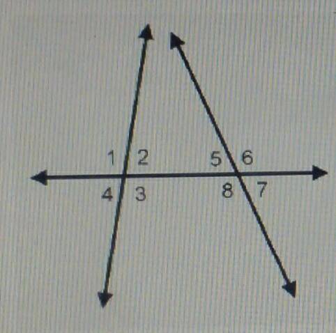 *WILL MAKE BRAINLIEST* In the diagram, the measure of angle 3 is 105°.Which angle must also measure