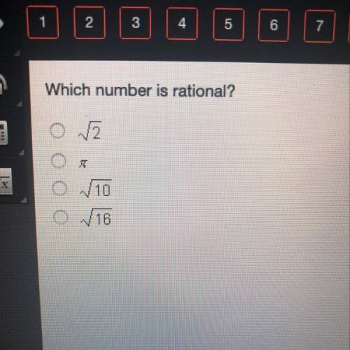 What number is rational ? please help