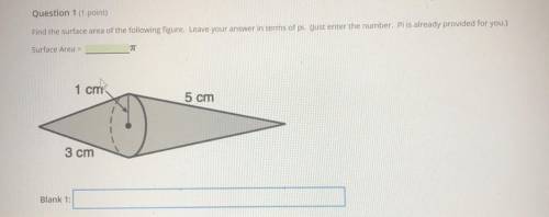 Leave answer is terms of PI