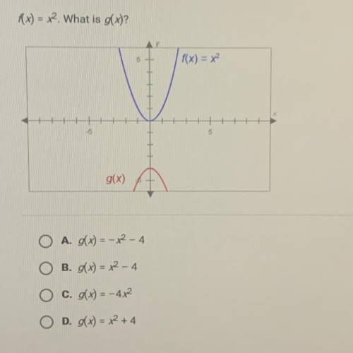 Please help  (x) = x2. What is g(x)?