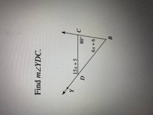 Please Help ASAP 20 Points - Find the angle YDC
