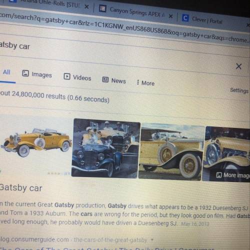 2. Describe Gatsby's car.
