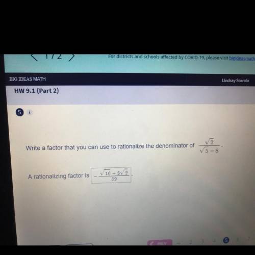 The answer is currently have is wrong so how do I do this exactly