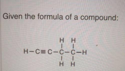 Given given the formula for the compound: This compound is classified as an...1. aldehyde2. alkene 3