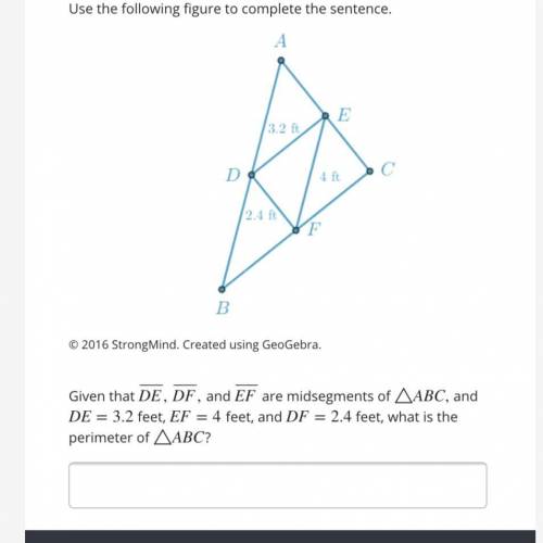 Need help with this , what is the perimeter of △ABC?