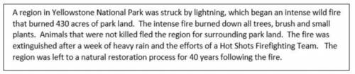 Read the short passage. The statements below describe process of changes that occurred within a regi