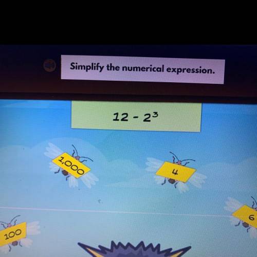 Simplify the numerical expression. 12 - 23