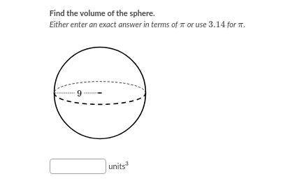 EXTRA POINTS volume of spheres. the equation is volume=4/3 times pi times r^3