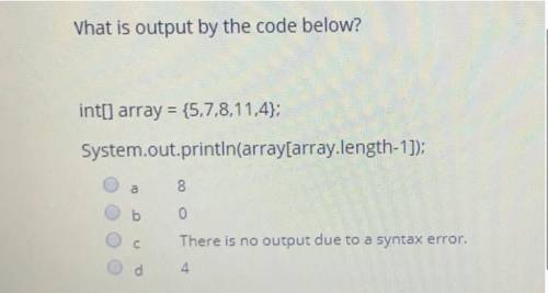 Vhat is output by the code below? PLEASE HELP