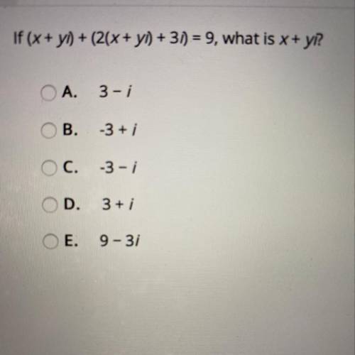 If (x + y) +(2(x + y) + 3) = 9, what is x + yı?