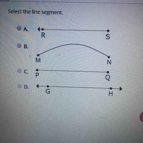 Select the line segment