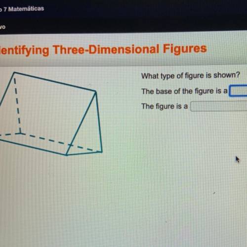 What type of figure is shown? The base of the figure is a The figure is a