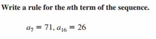 If you are good at arithmetic sequences in math please help I am giving more points