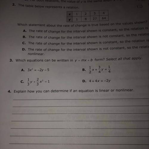 Need help with question 3:) anything is appreciated thank you!