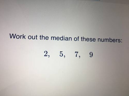 Can someone plz help me find the median of this I’m struggling T-T