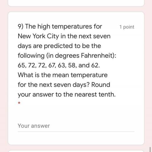 What is the mean temperature