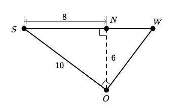 find perimeter of ΔSOW