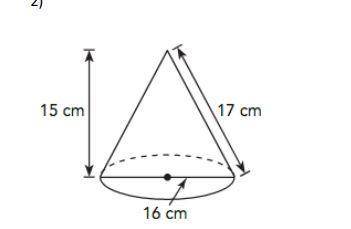 I need to find the Volume of this Cone if you could that would help me a lot
