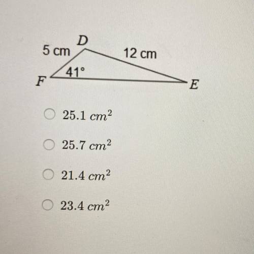 Solve the triangle from the given information