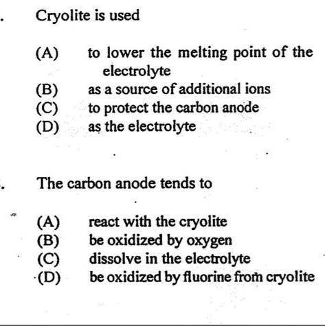 Urgent ! Carbon anodes. Cryolites.