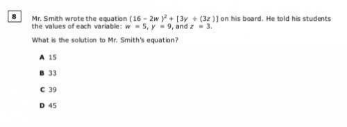 What is the solution to Mr. Smith's equation?