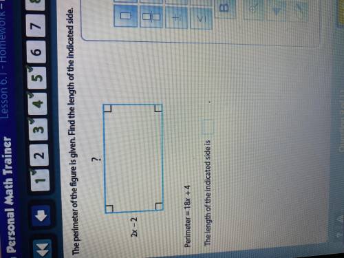 How do you find the length of the indicated side.