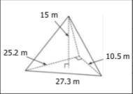 Find volume of triangular pyramid or prism.