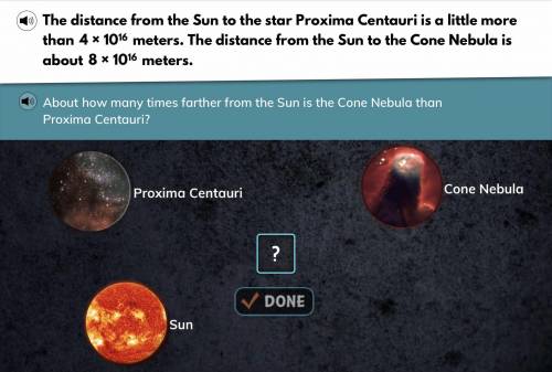 The distance from the sun to the star Proxima Centauri is a little more than 4x10^16 meters. The dis