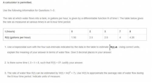 Calculus Help Please I know how to do Number 3 I just need help with detailed explaination of 1 and