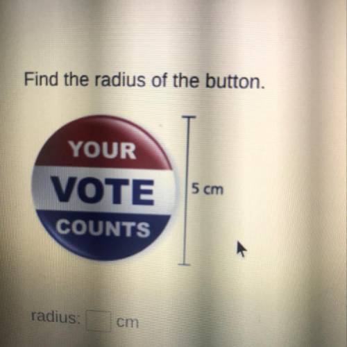 What’s the radius of this button ?