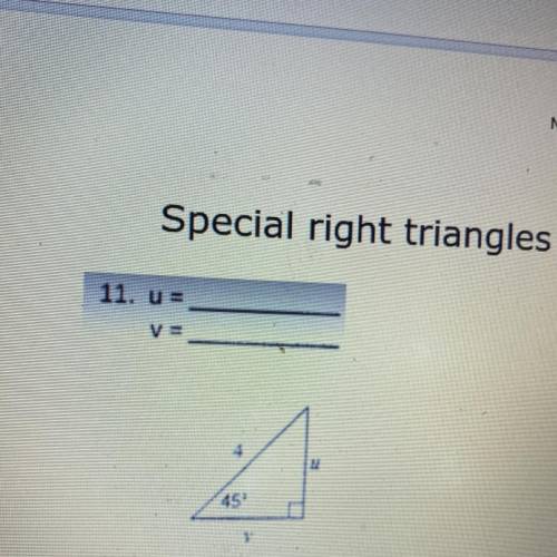 What’s the solution? How do you solve special right triangles?