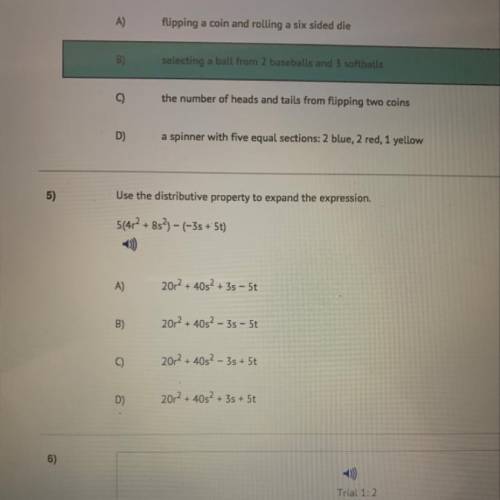 I need the answer for number 5!