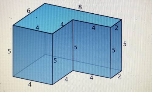 What is the volume of this prism ?  A. 960 cubic units  B. 160 cubic units  C. 240 cubic units  D. 8