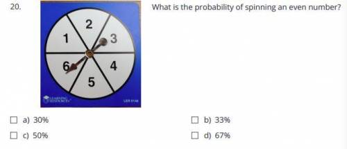 What is the probability of spinning an even number?