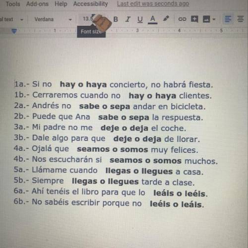 Spanish- plz help me with this