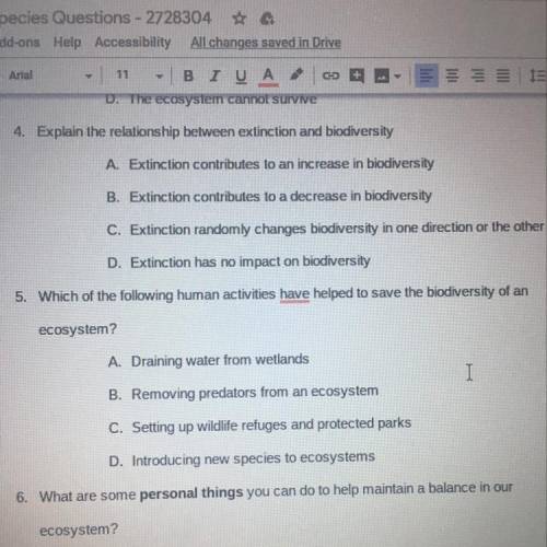 What is the answer to these two questions