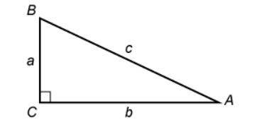 I need help on my math test. Using the triangle below, what is Sin A? a/b b/c a/c c/a