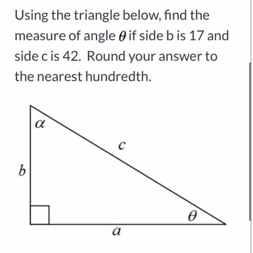 PLEASE HELP . Solve to find the measure of 0 please and thank you !