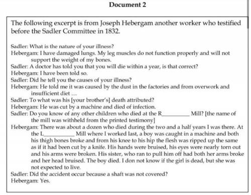 Summary (what is the document saying?) Point of View (Who is the source of this document? What is t