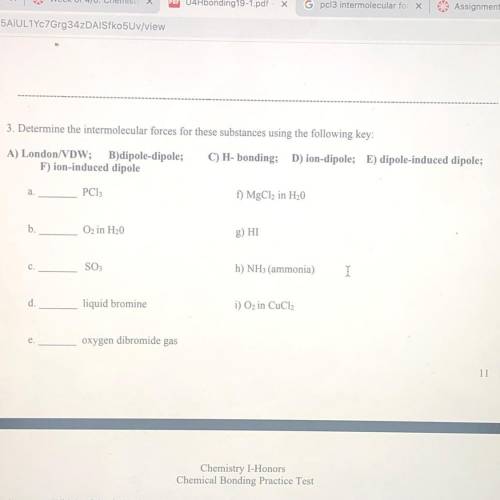 I need help with questions A, C, D, E, G, H. The answer choices are the ones in bold please help