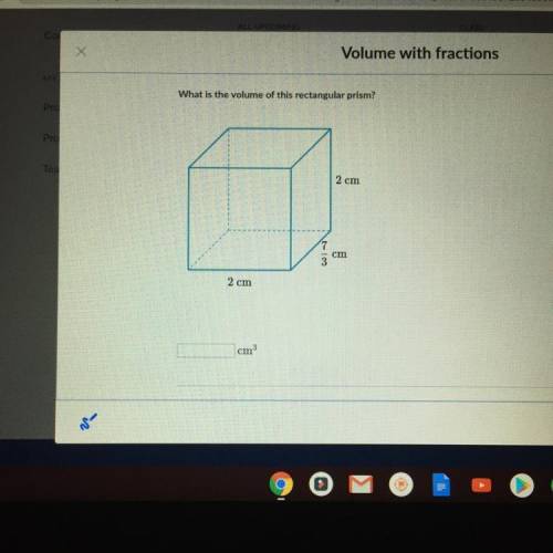 What is the volume of the following rectangular prism????help fast pleasee