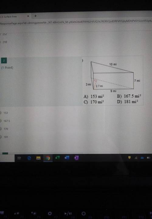 What is the suface area of this problem?