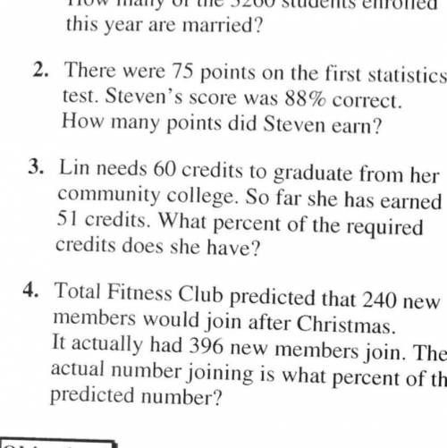 BRAINLIST ANSWER 50 points! Answer 2,3,4