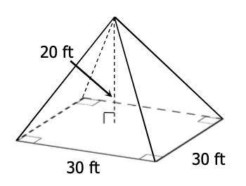 PLEASE HELP- Find the surface area of the square pyramid. *