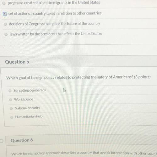 Question 5 7th grade civics