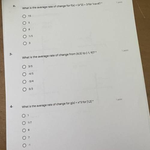 35 for these three questions