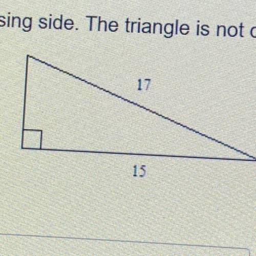 What is the length of the missing side