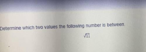 Determine which Two values the following number is between ? Roots