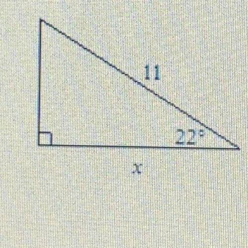 Need help finding value of X, rounded to the nearest tenth.
